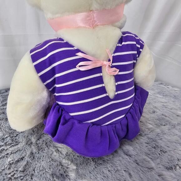 Vtg North American Bear Co Violet Exercise 1984 Purple Headband Jazzercise 19" - Picture 5 of 10